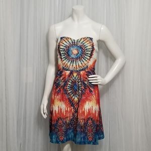 Strapless Tie Dye Dress XL (Juniors)
